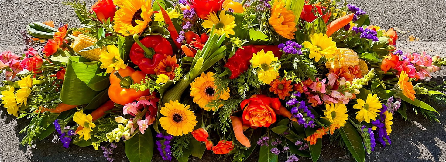 Funeral flowers from Albany florists in Newton Abbot